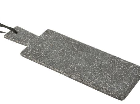 7121 - Grey Marble Rectangular Cutting plank With Cord