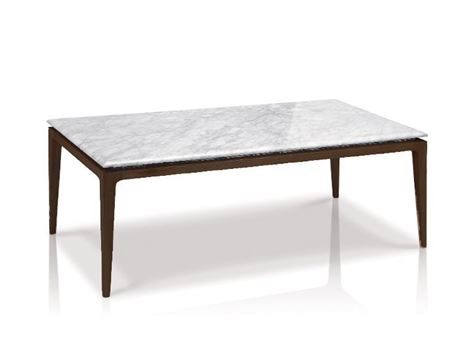 LC-007-1 - White Marble Top Center Table