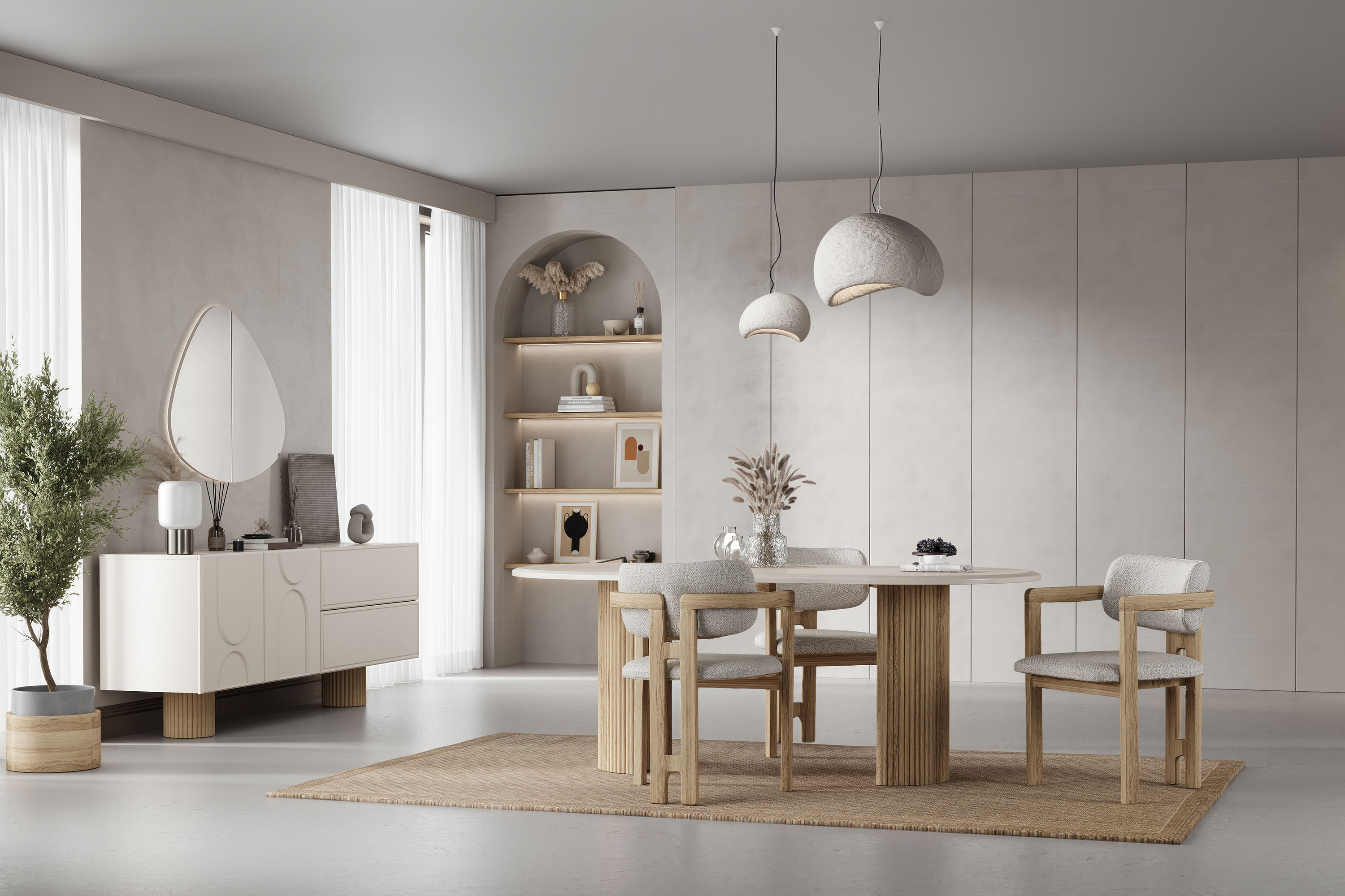 FUSION - Simple Modern Dining Table.