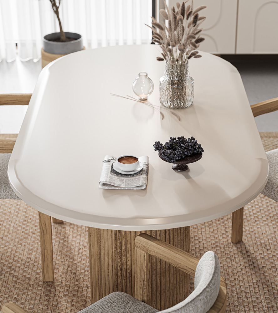 FUSION - Simple Modern Dining Table.