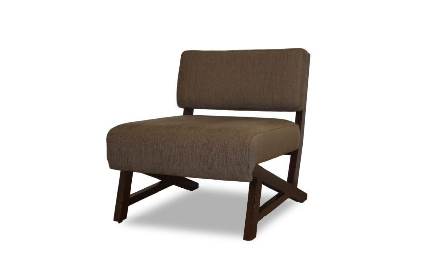 LIVING Wooden Based Armchair With Fixed Seat & Back • Mobilitop