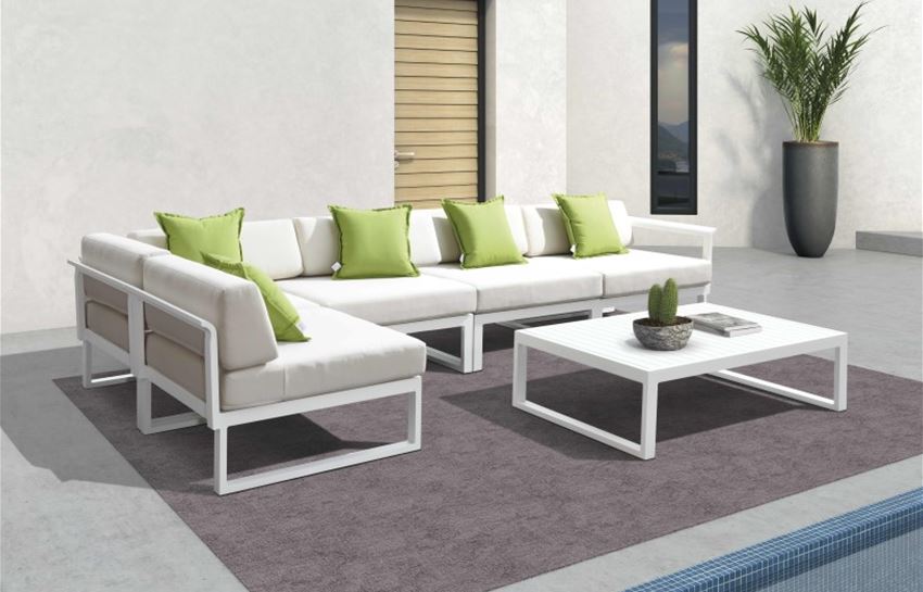 838SS234 Outdoor LShaped Sofa • Mobilitop Lebanon Beirut