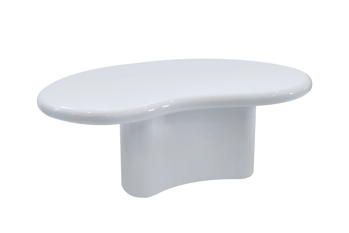1B060A-Glossy White Coffee Table