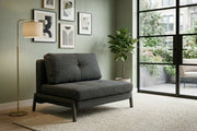 GIBSON-Sofa Bed Single Dark Grey