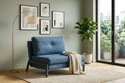 GIBSON-Sofa Bed Single Navy