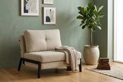 GIBSON-Sofa Bed Single Beige