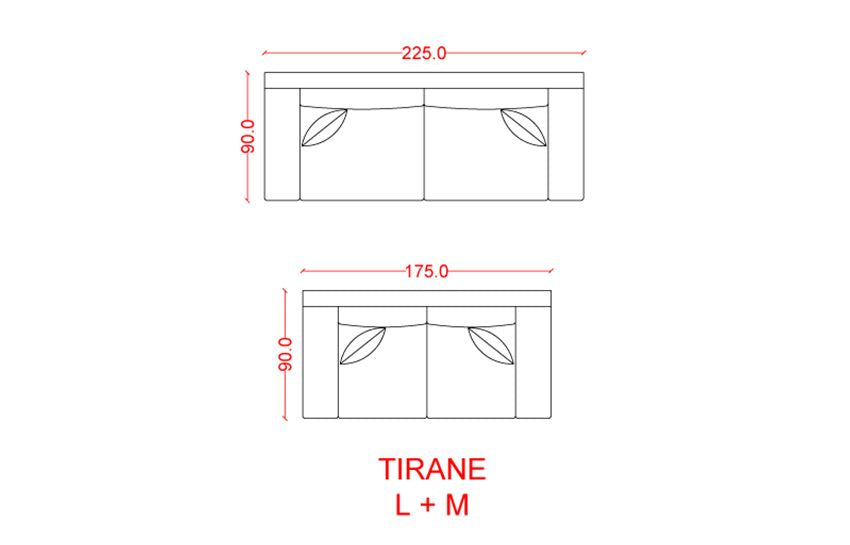 TIRANE - Living Room Sofa