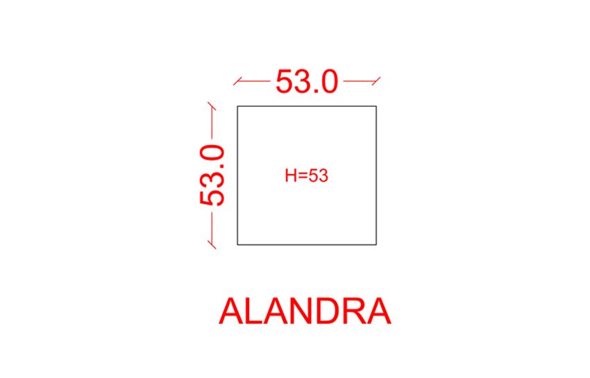 ALANDRA - Cubical Shaped Ottoman
