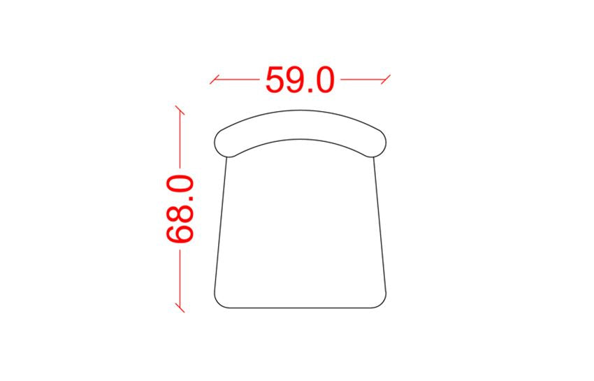 TARGET - Modern Armless Lounge Chair