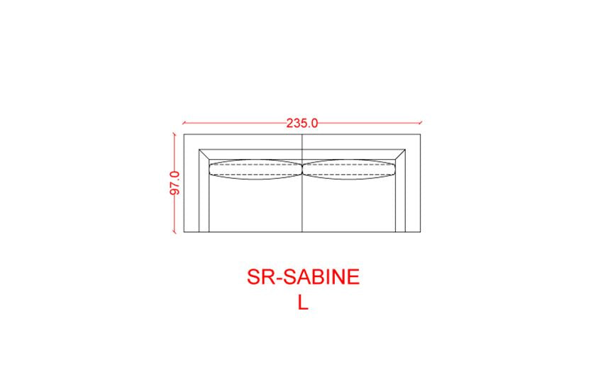 SABINE - Living Room Sofa