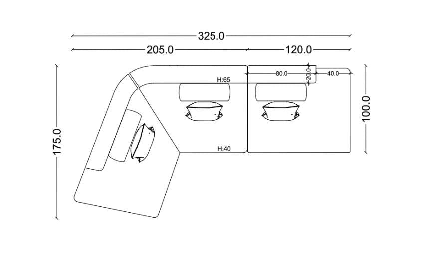 INVENTION - Modern Sectional Sofa