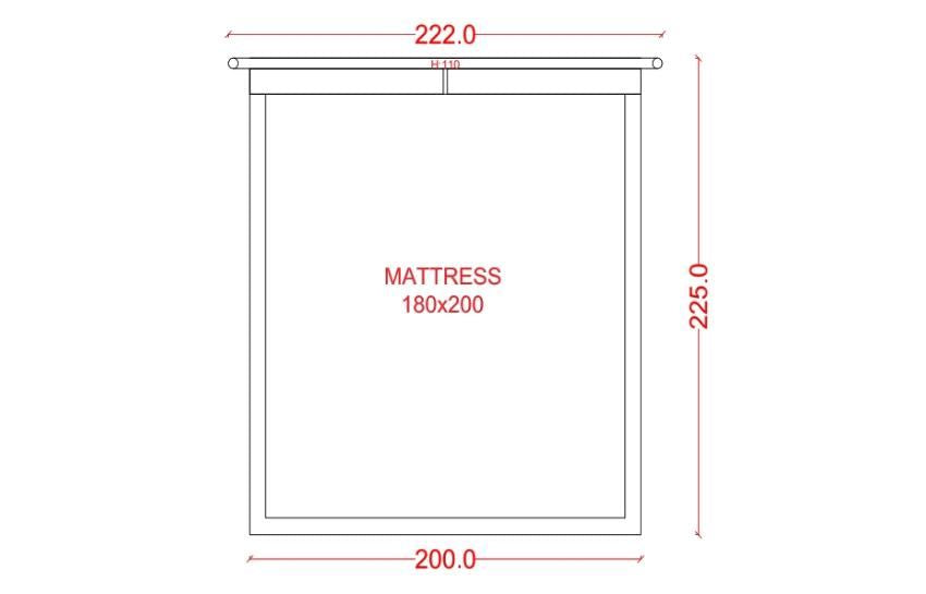 DANIEL - Modern master bed.