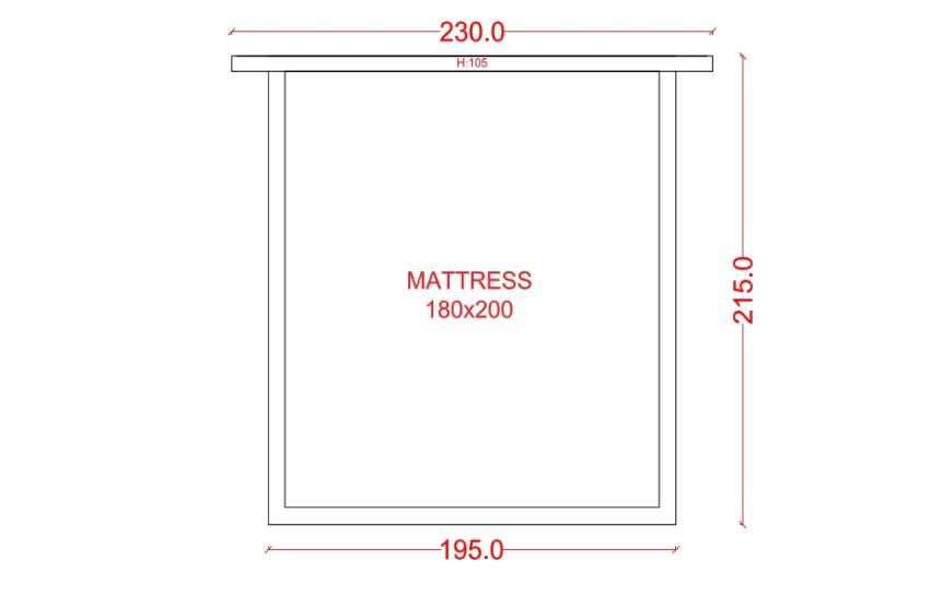 ELY - Modern master bed with chesterfield button pattern head board.