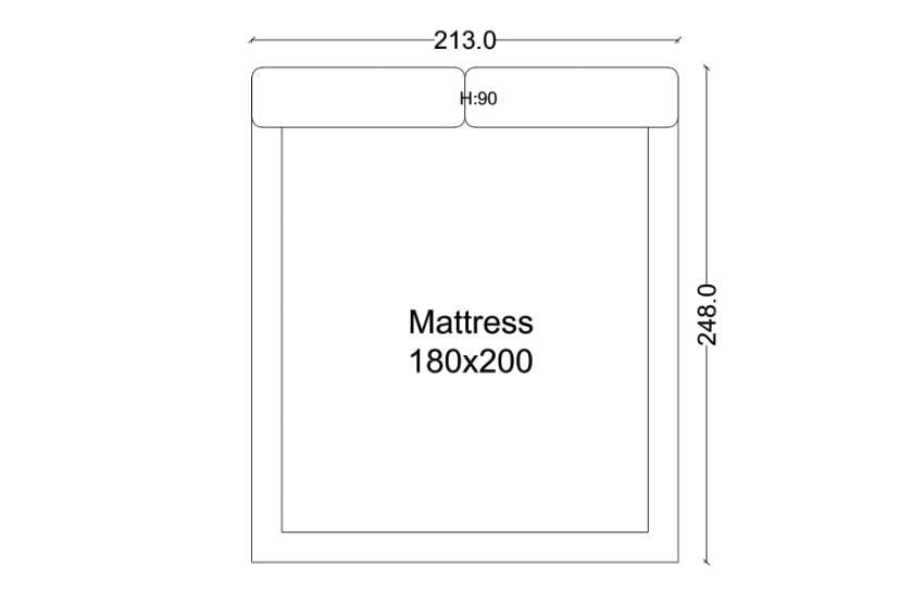 TWILIGHT-Dark Grey Upholstered King Bed