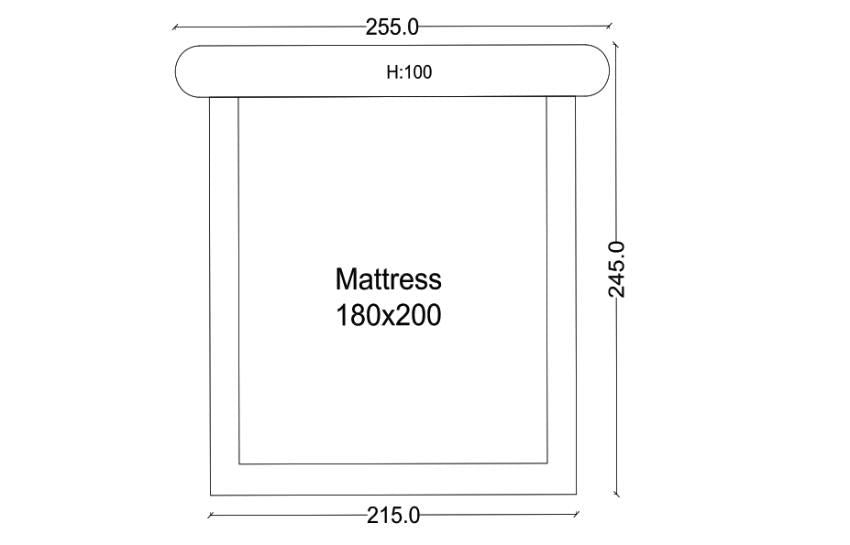 REST-Light Grey Upholstered King Bed