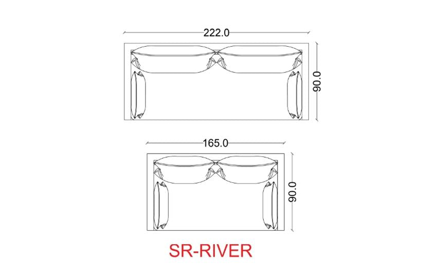 RIVER-Modern Transitional Style Salon