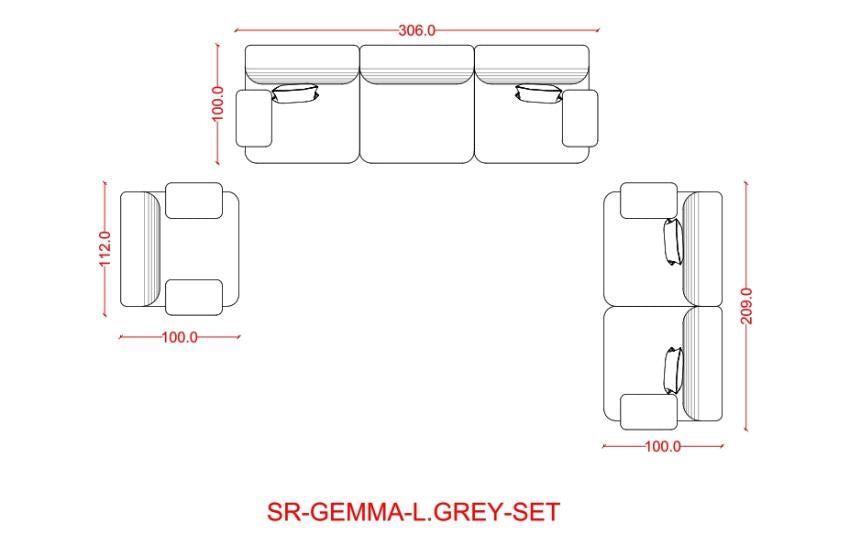 GEMMA-Light Grey Modern Salon