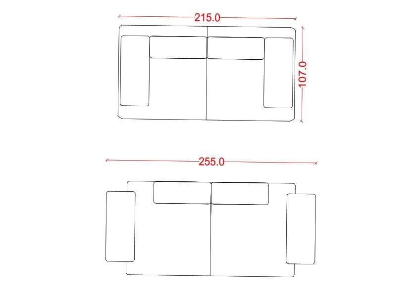 JH2500-Sofa With Mechanism Khaki