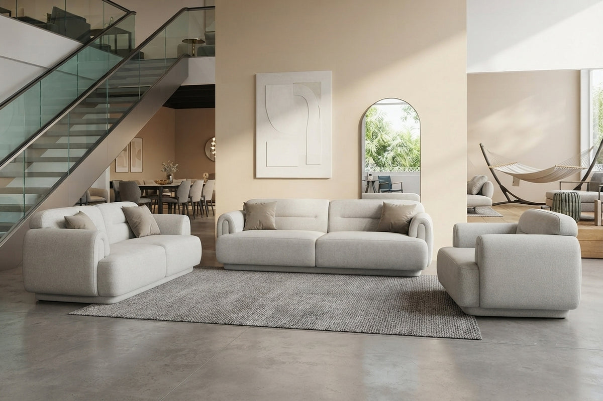 TERRAE-Modern Curved Minimalist Sofa Set