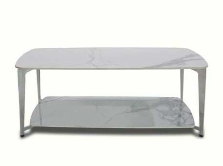 LC-033-1 - White Ceramic Coffee Tables