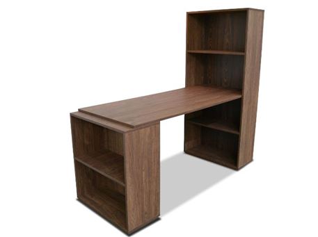 GRAM - Study Desk With Side Shelving Cabinet