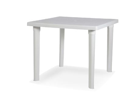 CARINO - White Square Plastic Table