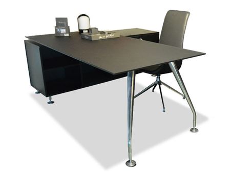 MIRO-RGT - Black Executive Desk