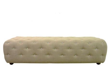 MARINELLI - Upholstered Rectangular Ottoman