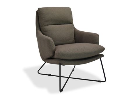 Preston - Light Brown Modern Armchair 
