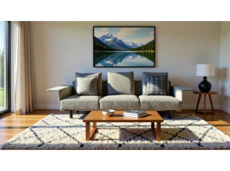 HA849 - Light Brown Modern Sofa 