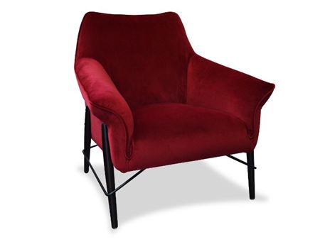 SPIN -  Red Modern Armchair 