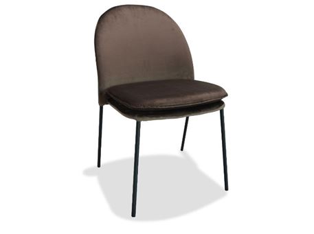 DR-20145C - Modern Dark Brown Dining Chair
