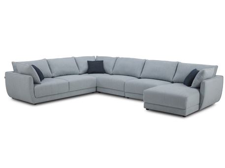ALVA - Grey Sectional Sofa