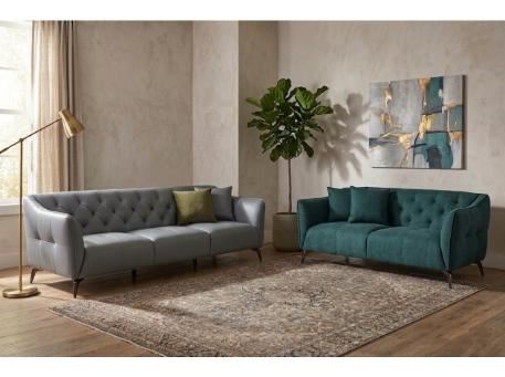 SALVA- Leather & Fabric Set 