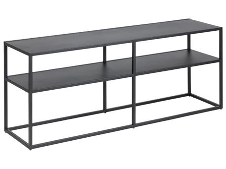 NEWTON - Low Black Metal Tv Unit