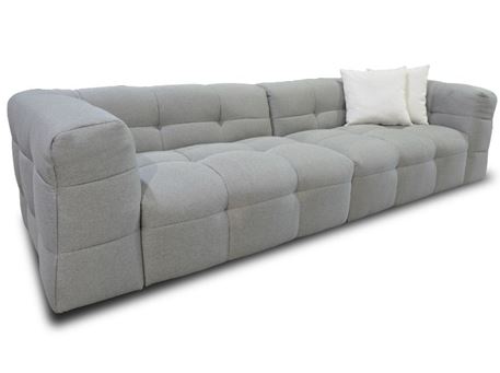 REDINA - Grey Modern Sofa 