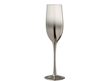 7727- Silver Champagne Glass