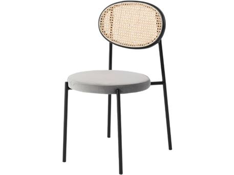 1680B - Modern Dining Chair With Metal Legs 
