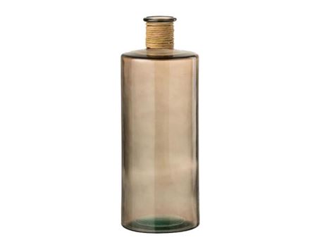 12090 - Light Brown Glass Vase