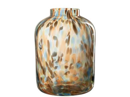 30385 - Large Size Glass Vase With Spots