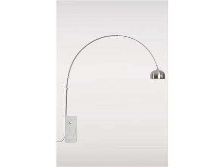 ML5003 - Nickel Finishing With Marble Base Floor Lamp