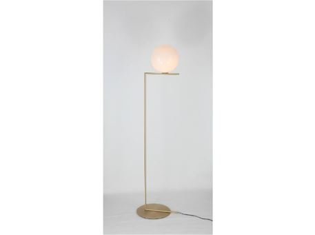 ML8108 - White And Gold Floor Lamp