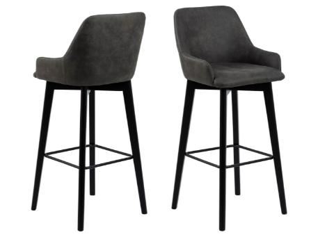 BELLA - Dark Grey Bar Stool