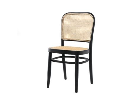 1607 - Rattan Dining Chair With Black Frame