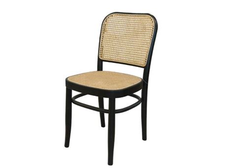 1607 - Rattan Dining Chair With Black Frame