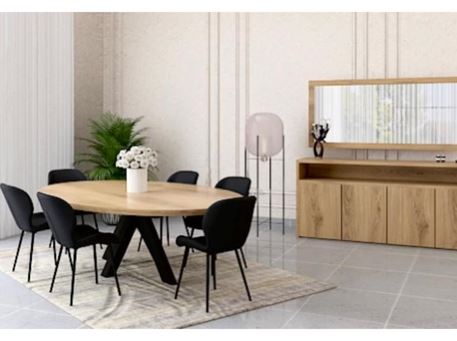 BRAND - Local Dining Table With Sideboard And Mirror