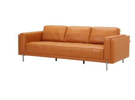 SHELTER - Genuine Leather 3 Seater Sofa