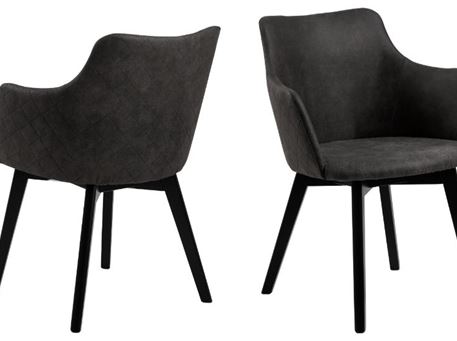 BELLA - Anthracite Dining Chair 