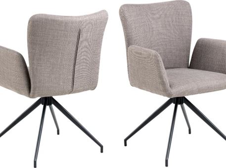 LAURA - Modern Dining Chair With Swivel Function