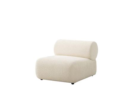 GLAM - Modern White Lounge Chair